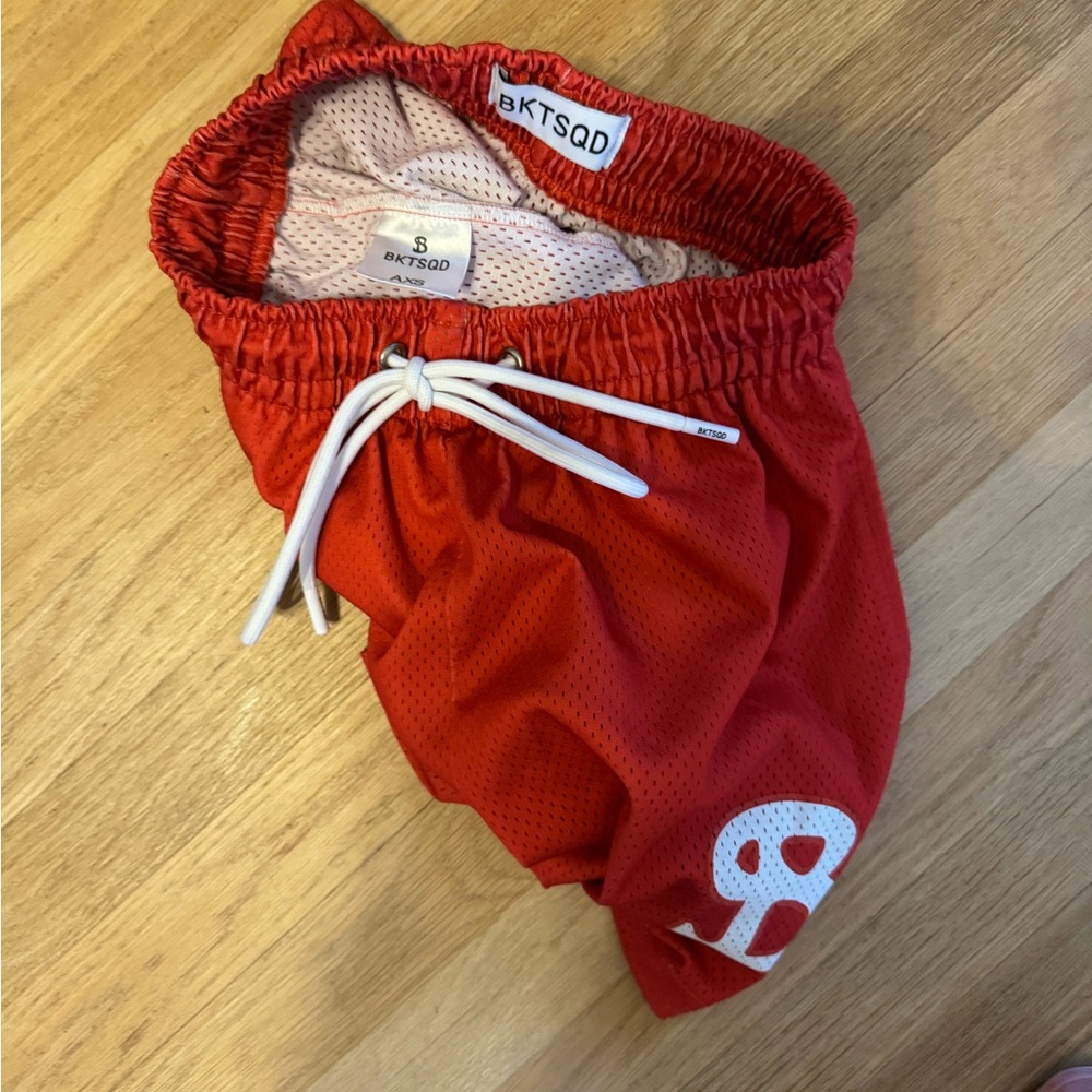 Bucket Squad Mens XS - Red Shorts - Picture 2 of 2
